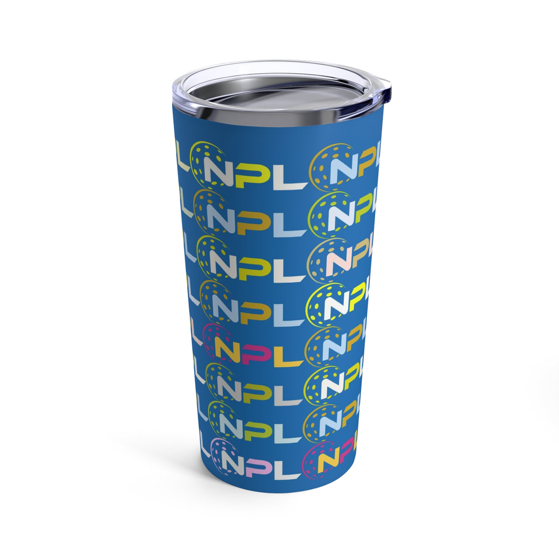 Introducing the NPL™ Pop-Art Tumbler 20oz - Boca Raton Picklers™ Turquoise