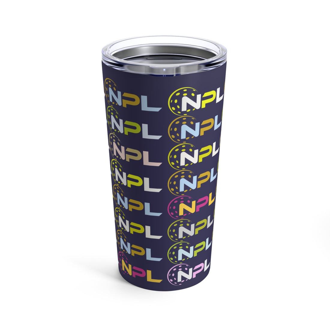 NPL™ Pop-Art Tumbler 20oz - Violet Noir – Elevate Your Pickleball Ensemble with Zazzle!