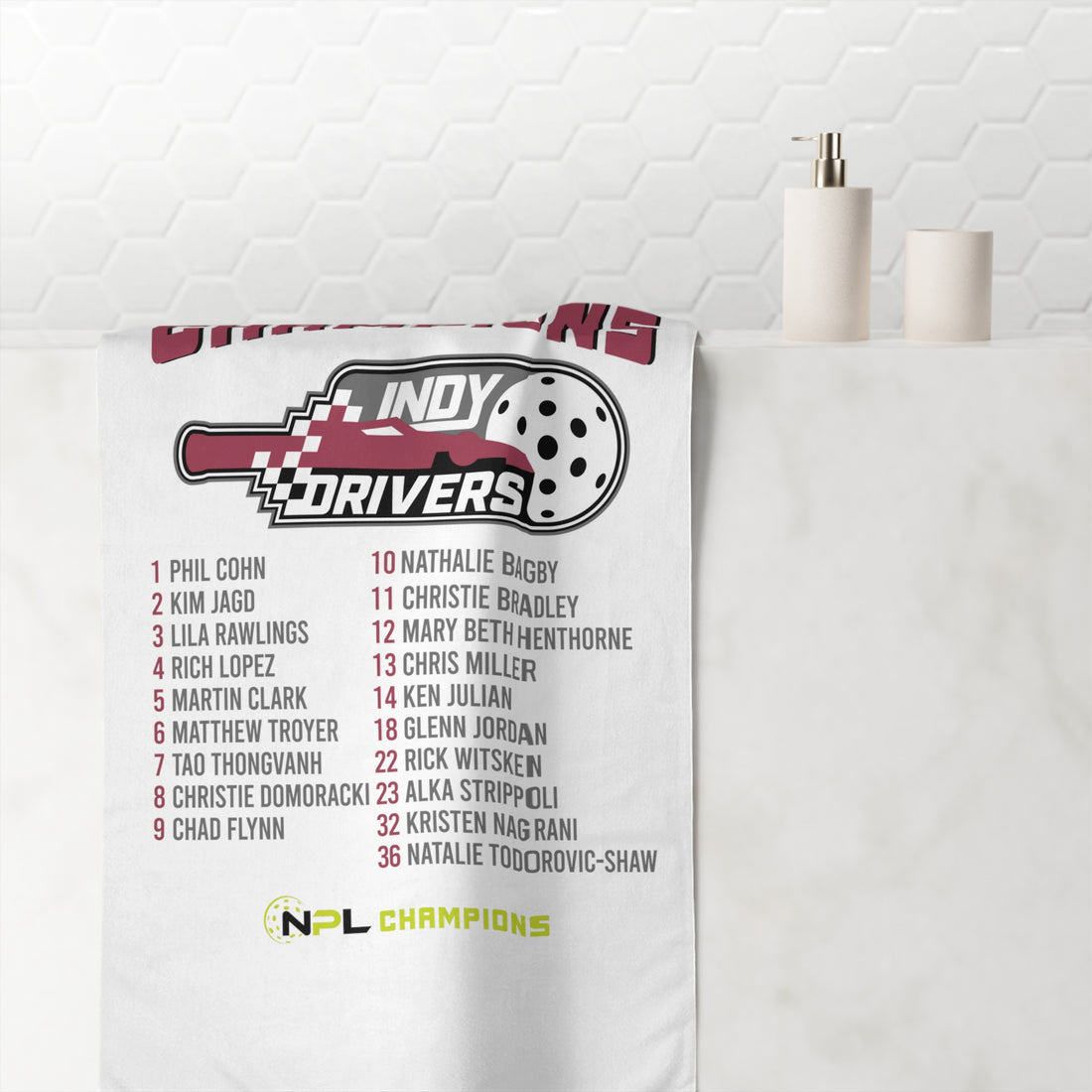 Indy Drivers™ NPL 2023 Champions Mink-Cotton Towel