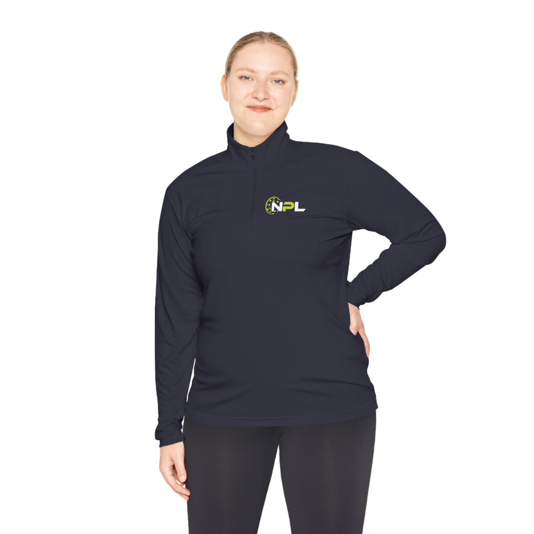 NPL™ Unisex Quarter-Zip Long Sleeve Shirt