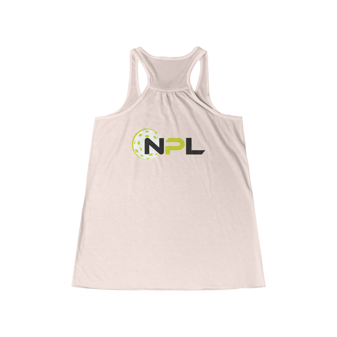 "NPL™ Women's Flowy Racerback Tank: Show Your Support in Style!"