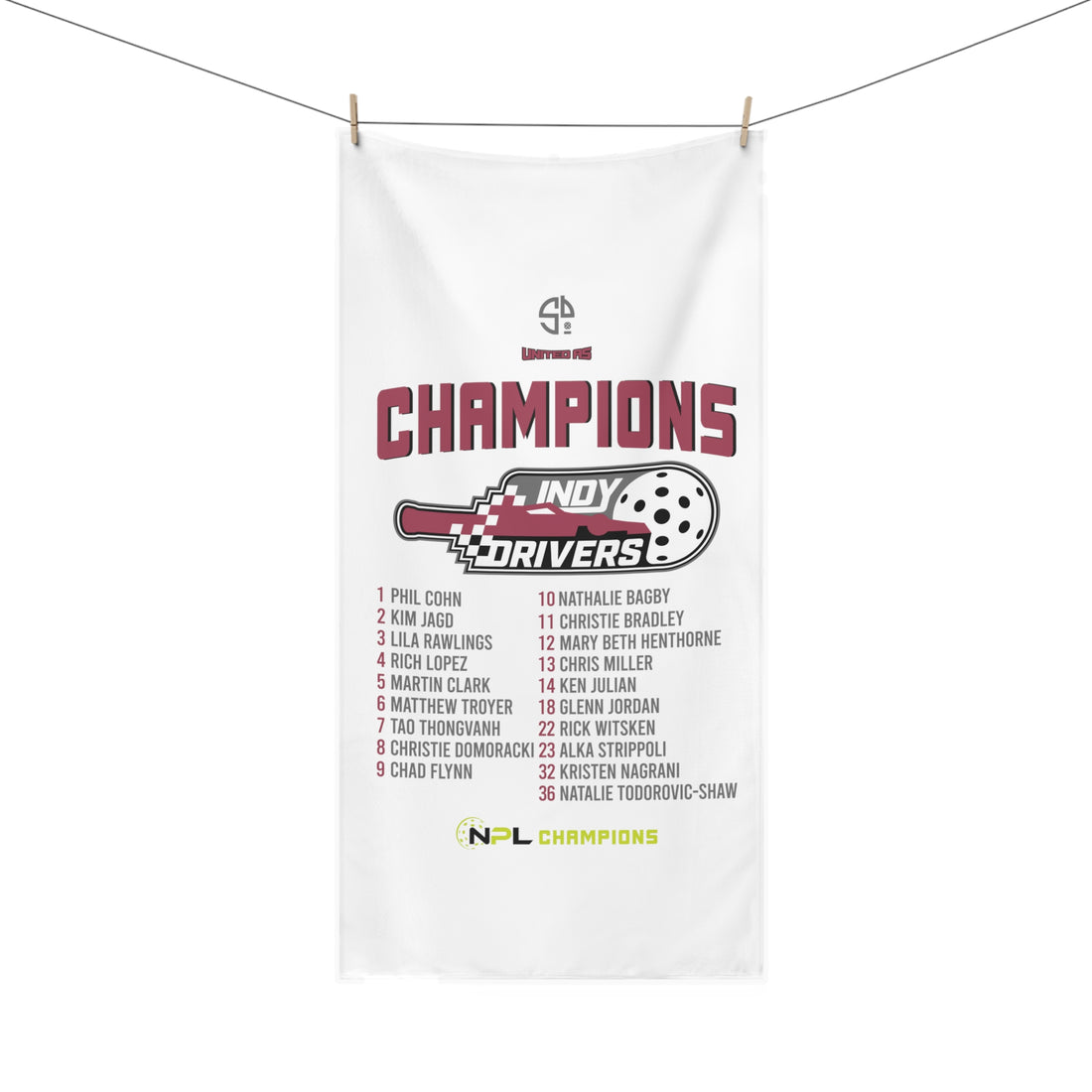 Indy Drivers™ NPL 2023 Champions Mink-Cotton Towel