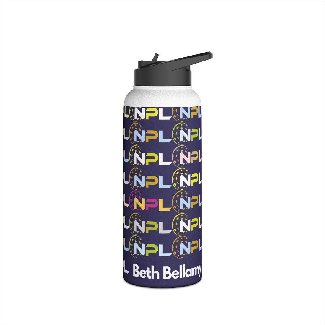 NPL™ Beth Bellamy Stainless Steel Water Bottle, Standard Lid 32oz.