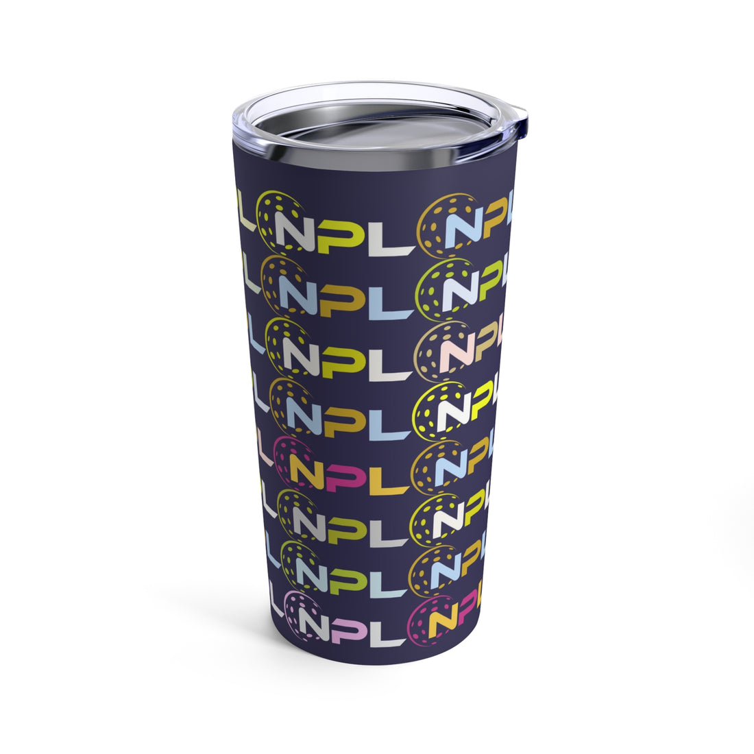 NPL™ Pop-Art Tumbler 20oz - Violet Noir – Elevate Your Pickleball Ensemble with Zazzle!