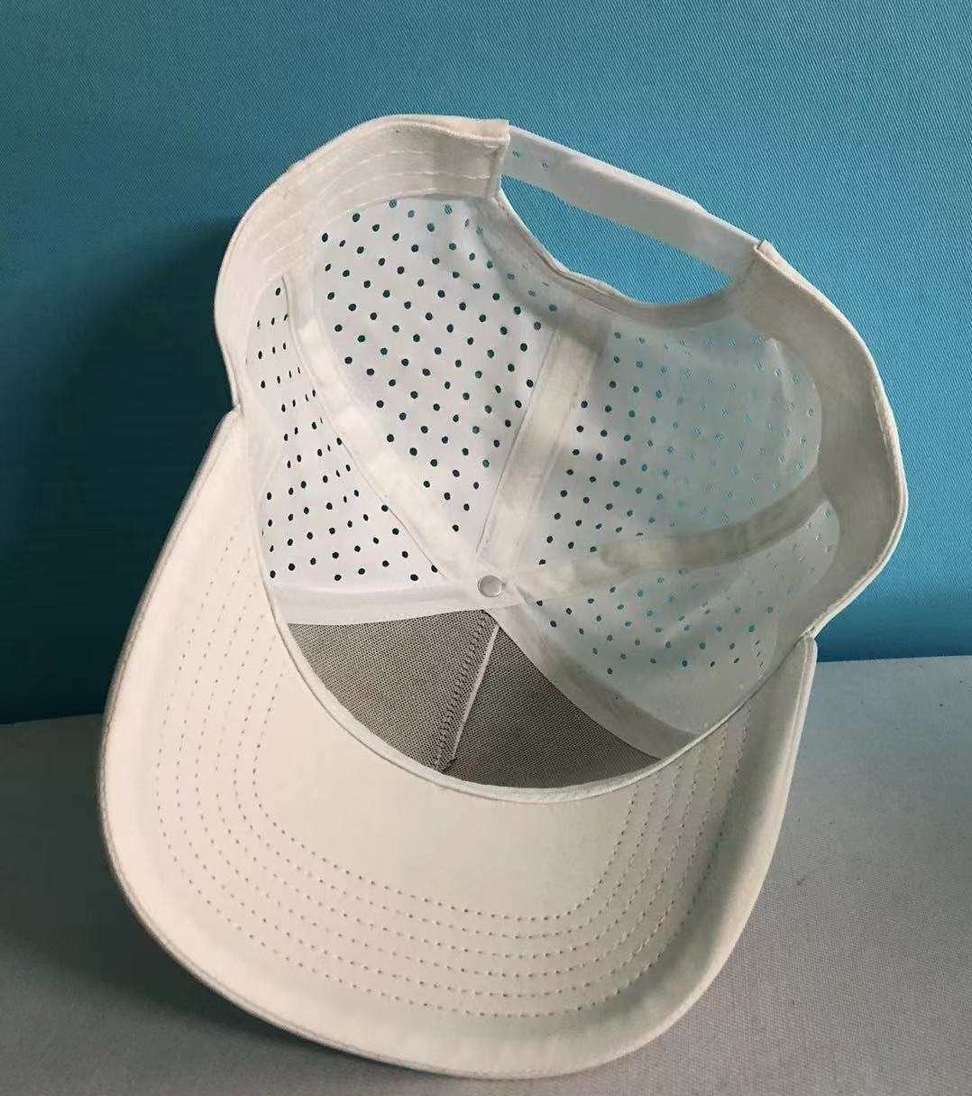 Indy Drivers™ 5 Panel Performance Hat, Off White
