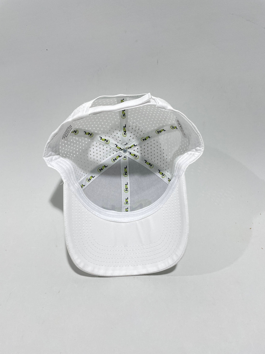 NPL Hat - New - Embroidered - Reinforced front panel - White