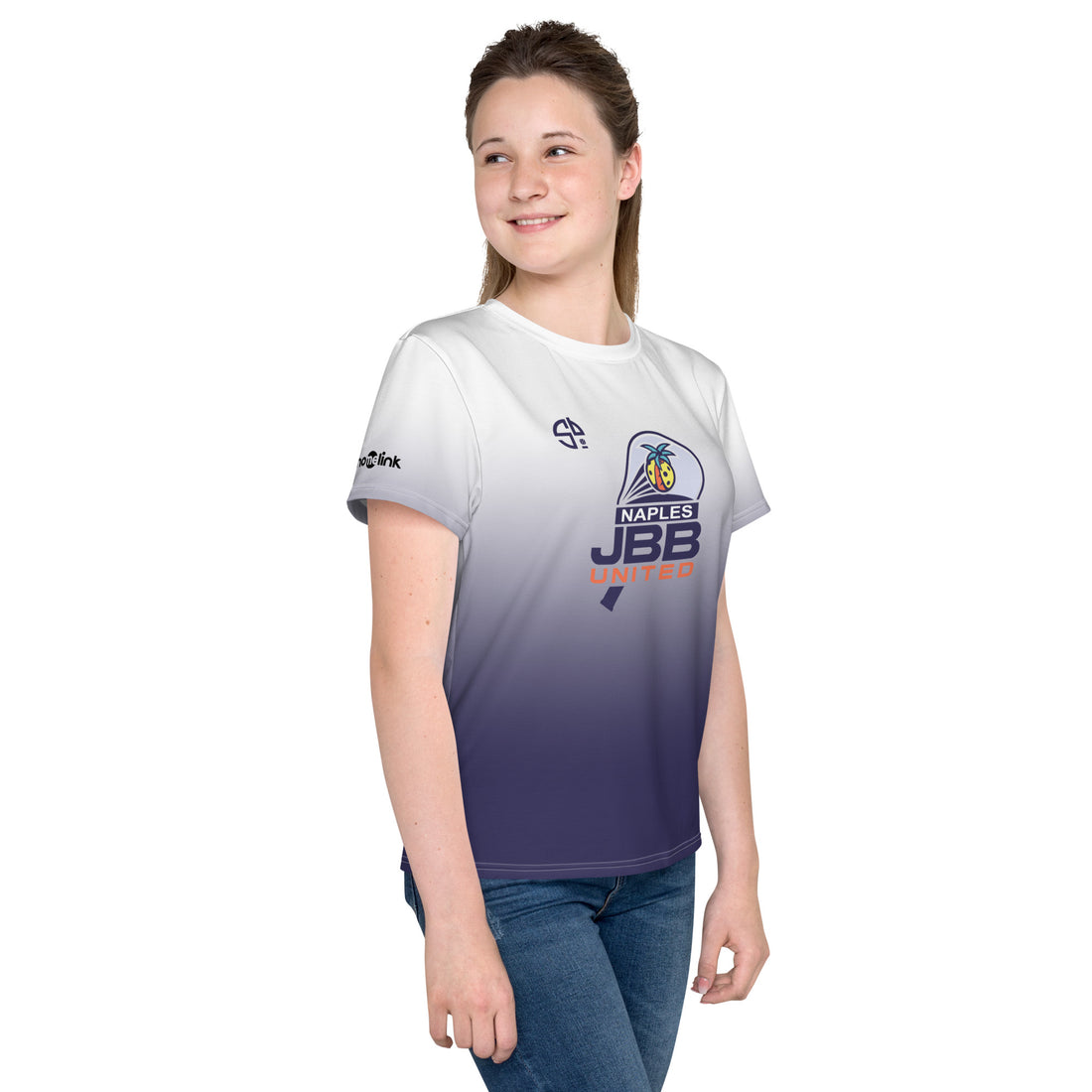 Julene James 22 Naples JBB United™ SKYblue™ Youth Fan Jersey - Violet Noir