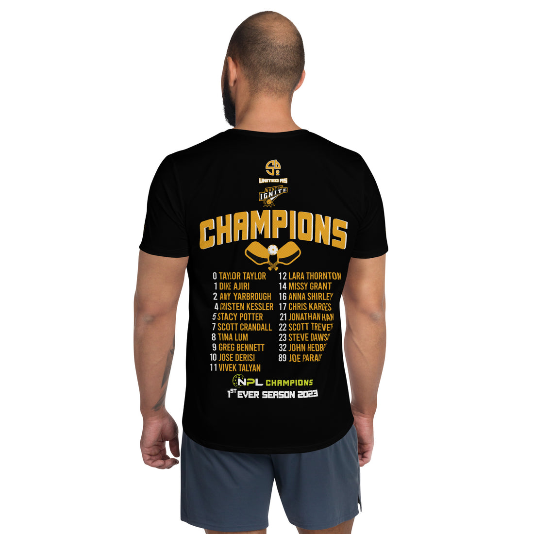 Austin Ignite™ NPL™ Regular Season Pickleball Champions Men's Short Sleeve Performance Shirt
