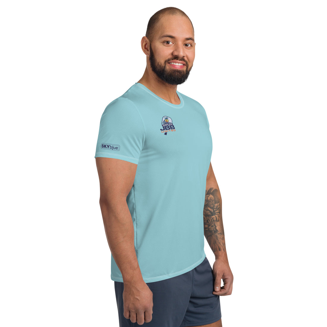 Naples JBB United™ Series of the Stars Men's Training Shirt Where the legacy is honored™ light seafoam green