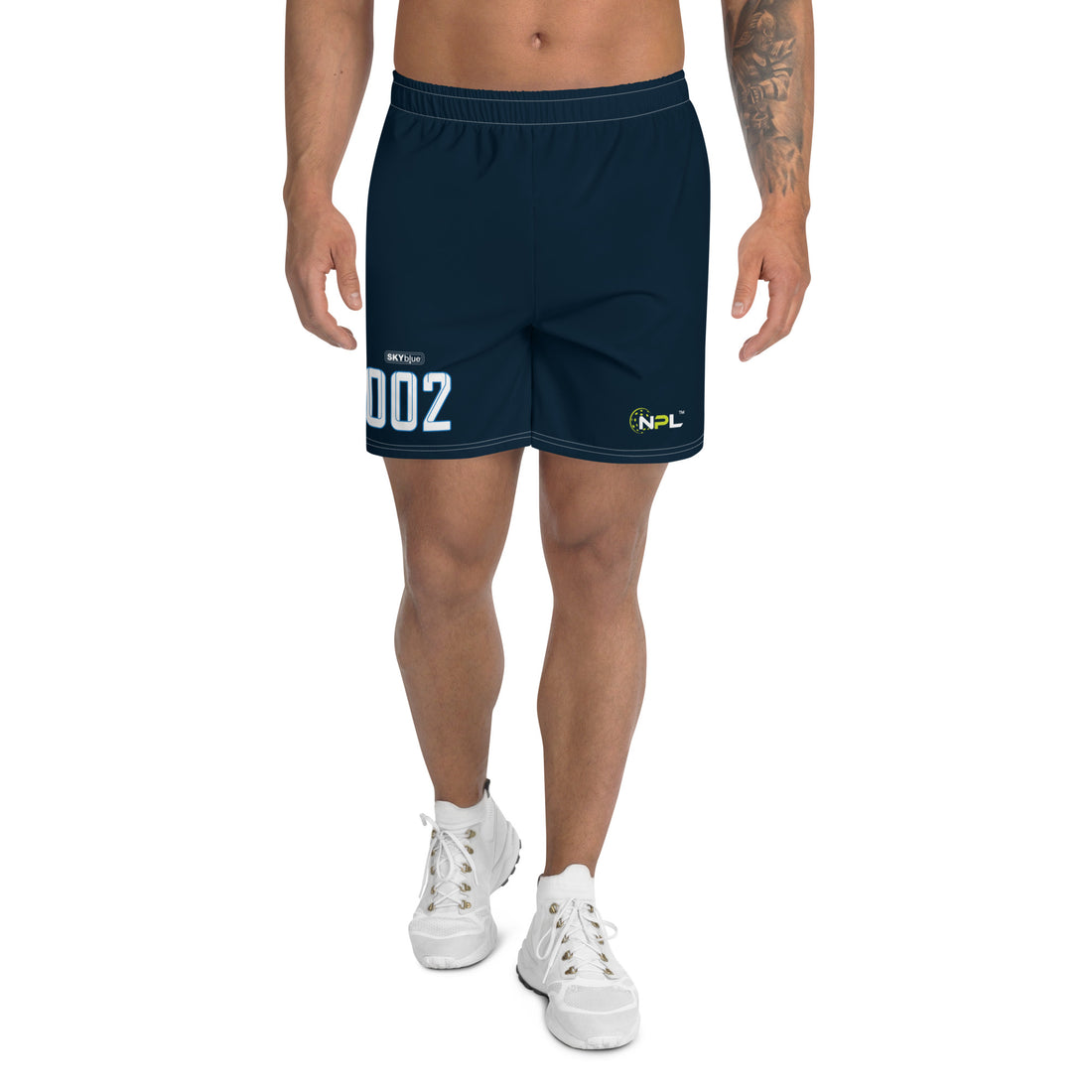 Rich Lively 002 Boca Raton Picklers™ SKYblue™ 2023 Authentic Shorts for Men - Dark Blue