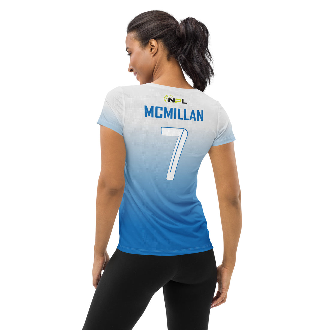 Colleen McMillan 7 Boca Raton Picklers™ SKYblue™ 2023 Authentic Women's Short Sleeve Jersey