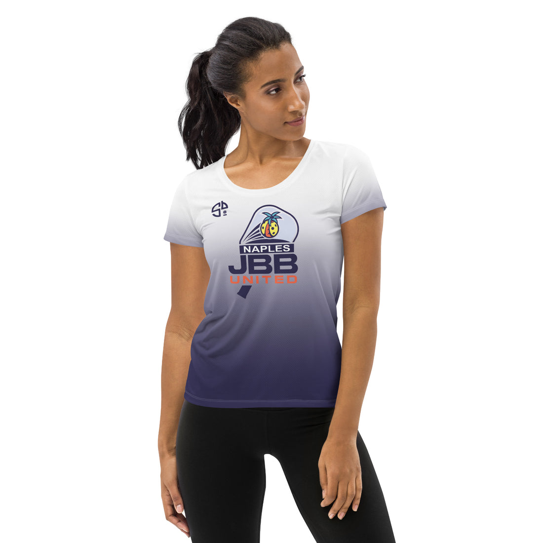 Amy Porter 9 Naples JBB United™ SKYblue™ 2023 Authentic Jersey - Voilet Noir Ombre
