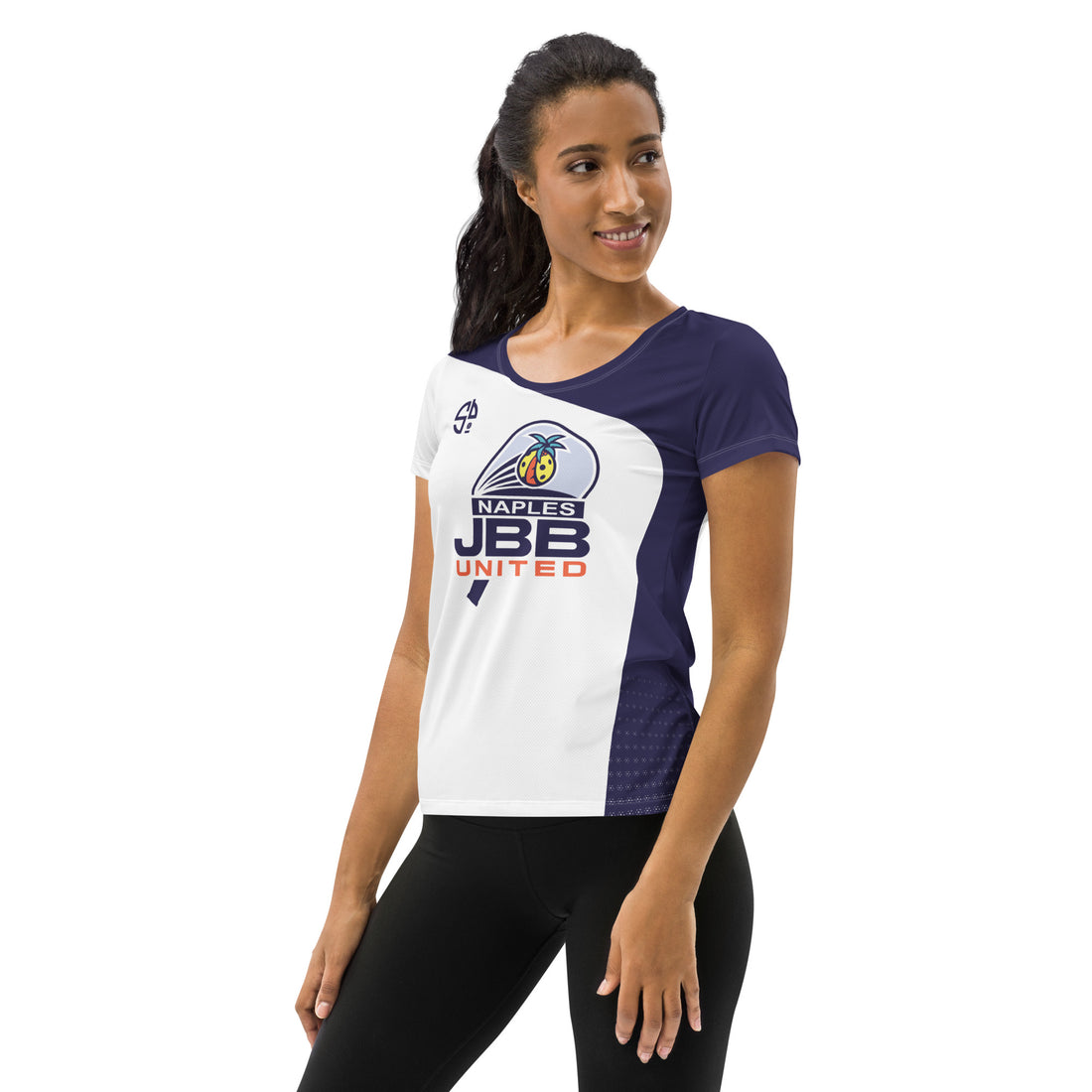 AYE UNNOPPET 18 NAPLES JBB UNITED™ SKYBLUE™  2023 Dual Tone Replica Jersey for Women - White and Violet Noir