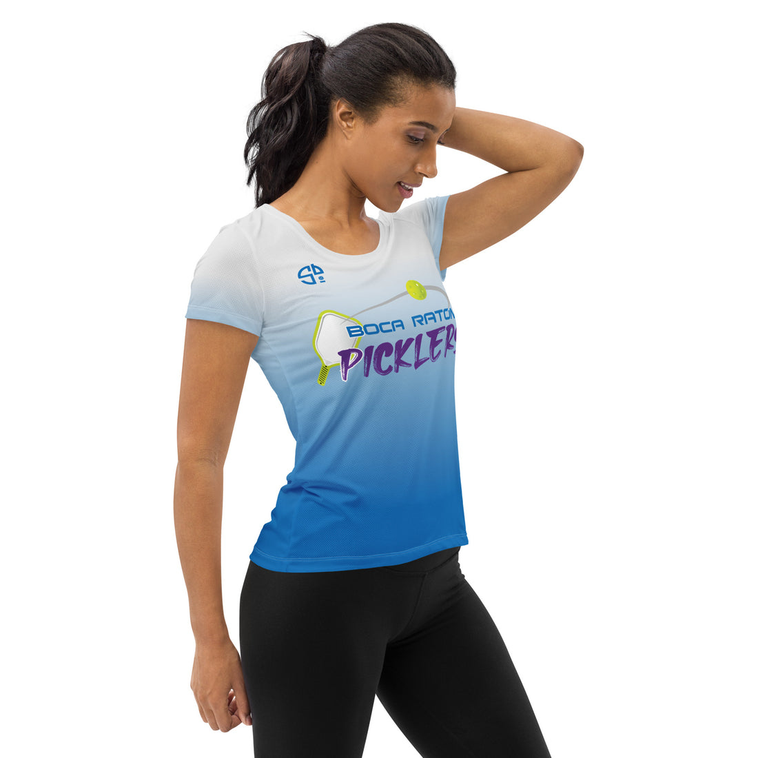 Colleen McMillan 7 Boca Raton Picklers™ SKYblue™ 2023 Authentic Women's Short Sleeve Jersey