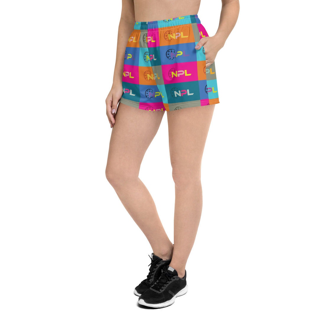 NPL™ Pop-Art Shorts with Liner for Women - Multi-Color