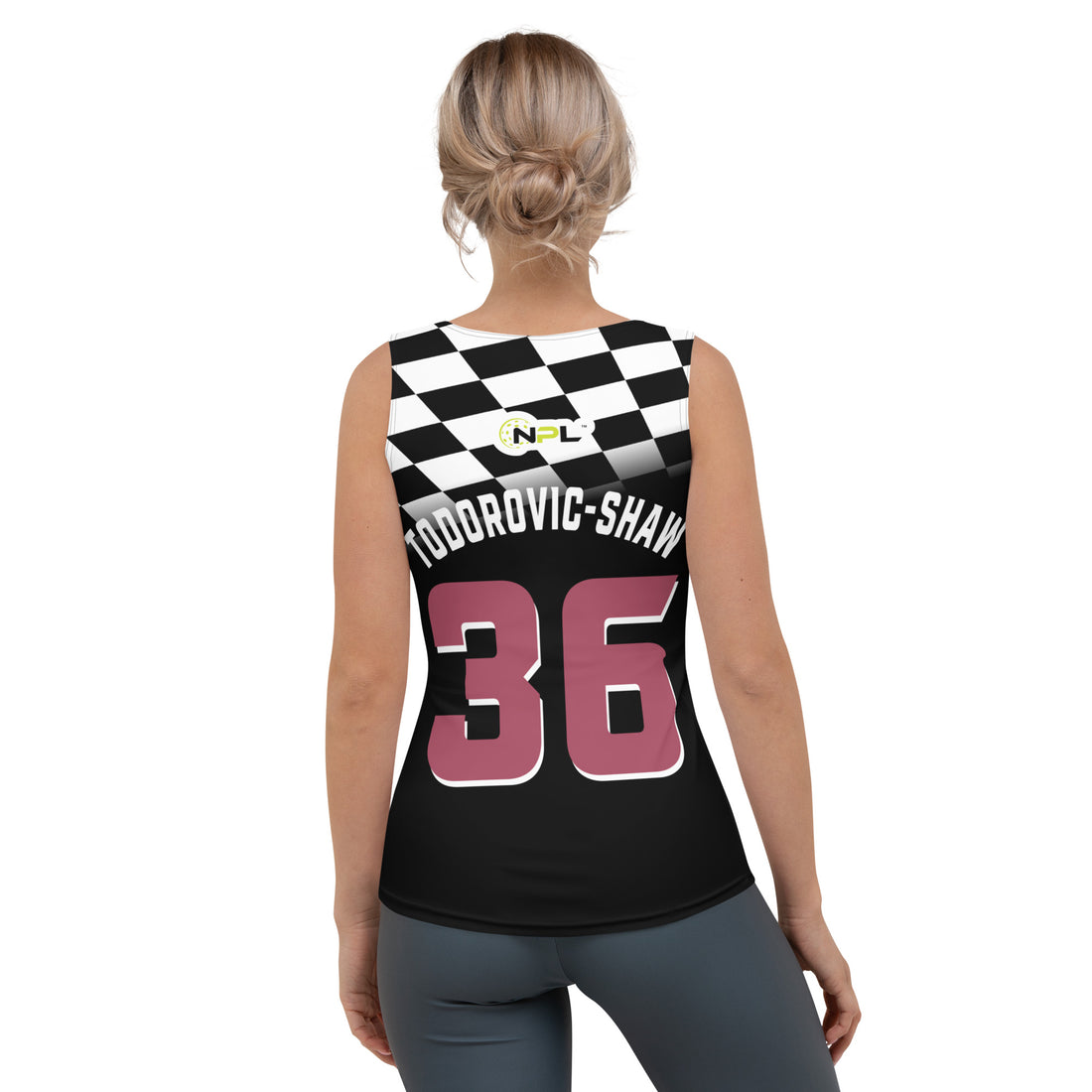 Natalie Todorovic-Shaw 36 Indy Drivers™ SKYblue™ 2023 Authentic Sleeveless Jersey