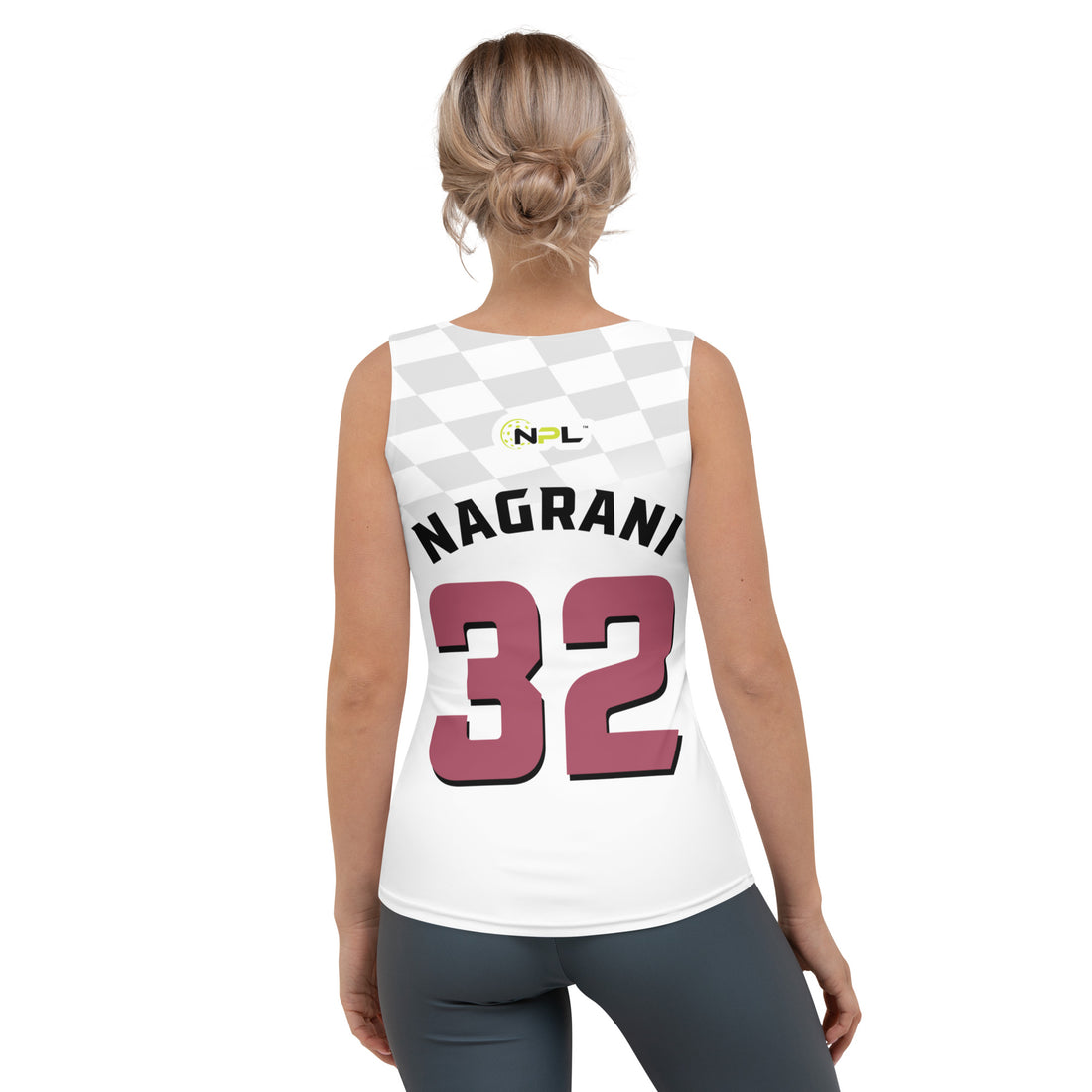 Kristen Nagrani 32 Indy Drivers™ SKYblue™ 2023 Authentic Sleeveless Jersey White