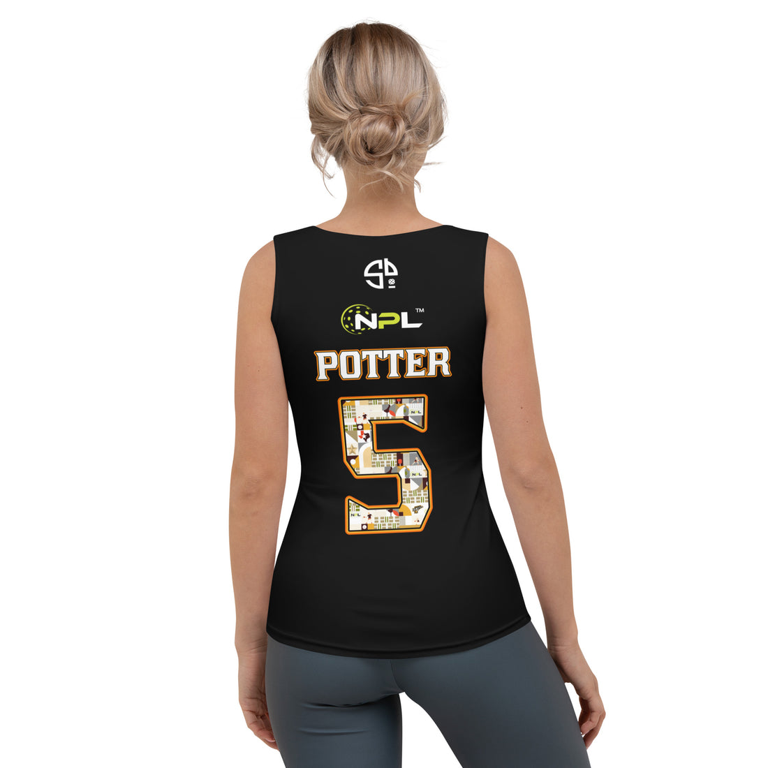 Stacy Potter 5 Austin Ignite™ SKYblue™ 2023 Authentic Sleeveless Jersey - Black