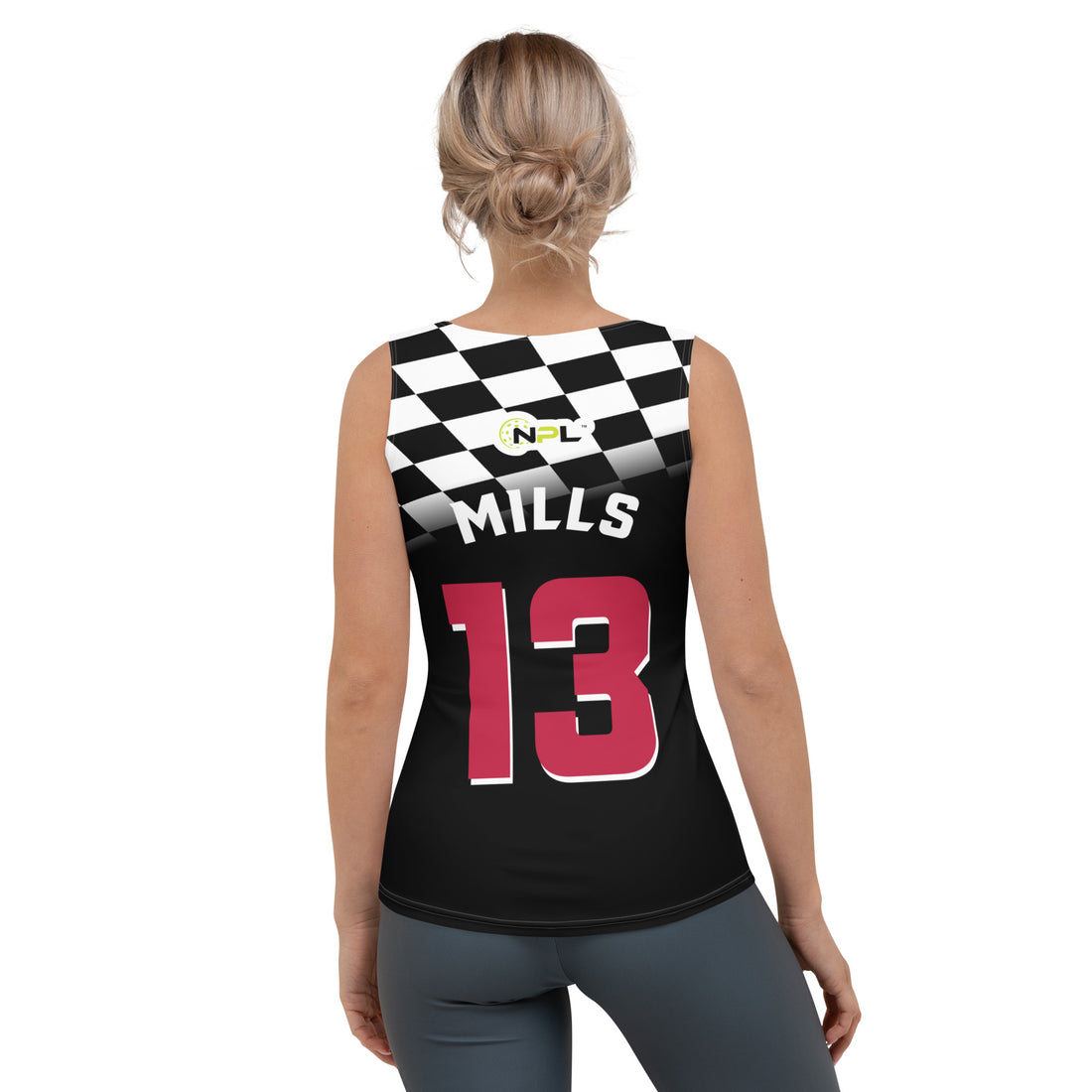 Mills 13, AKA Chris Miller, Indy Drivers™ SKYblue™ 2023 Authentic Sleeveless Jersey - Black