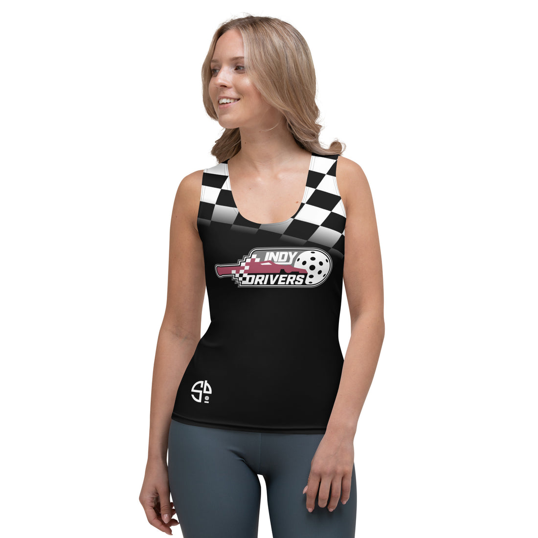 Indy Drivers™ SKYblue™ 2023 Sleeveless Fan Jersey - Black