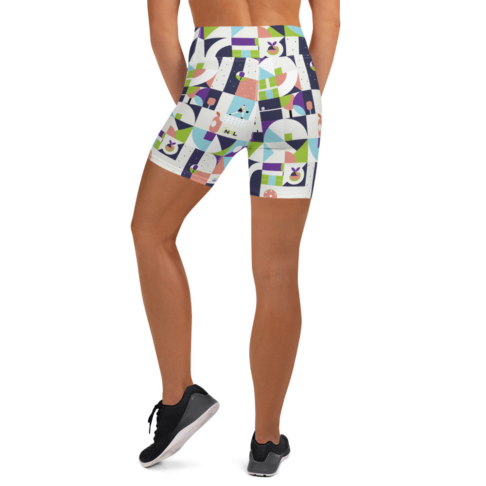 Boca Raton Picklers™ Dink & Drive© High Waisted Women Shorts with UPF 50+