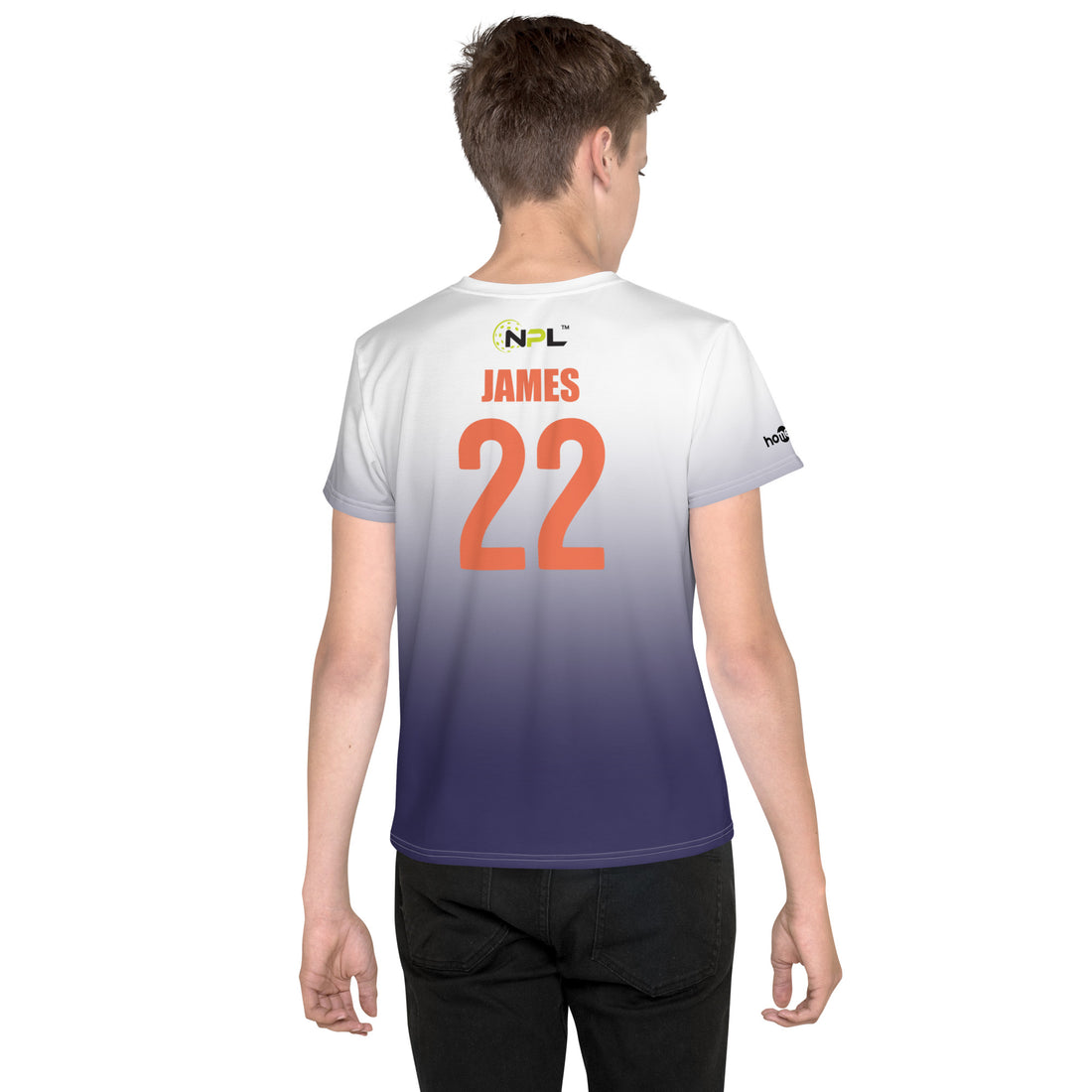 Julene James 22 Naples JBB United™ SKYblue™ Youth Fan Jersey - Violet Noir