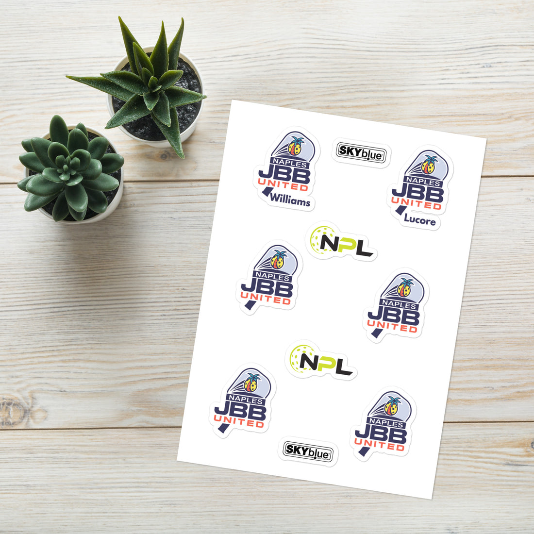 Naples JBB United™ - NPL™ Stickers  - Williams Lucore