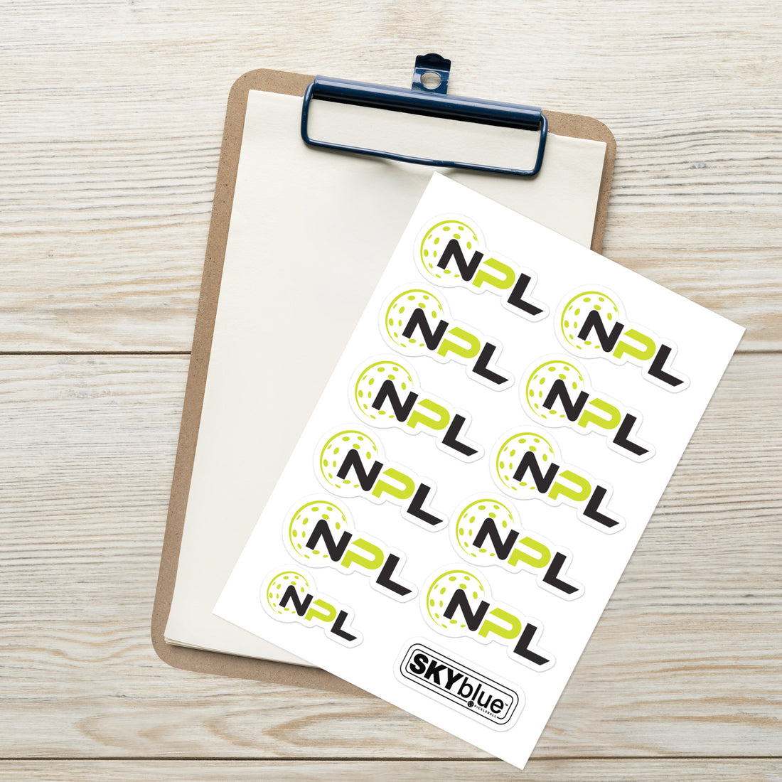 NPL™ ( National Pickleball League ) Sticker sheet