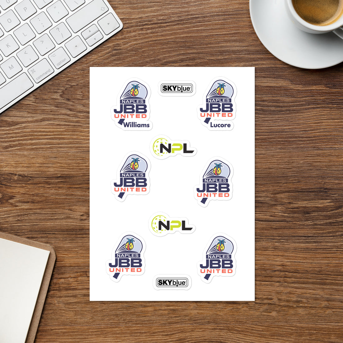 Naples JBB United™ - NPL™ Stickers ( Williams, Lucore)