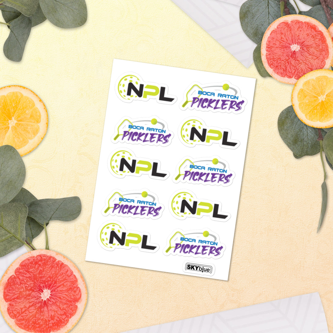 Boca Raton Picklers™ & NPL™ Pickleball Stickers - Show Your Pride!