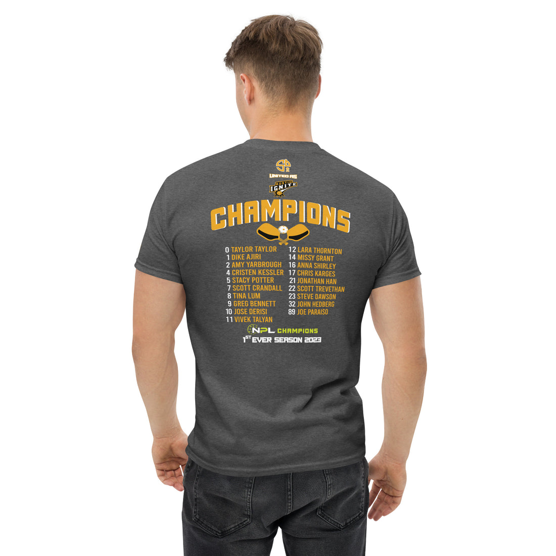 Austin Ignite™ NPL™ Regular Season Pickleball Championship Fan Shirt for Men