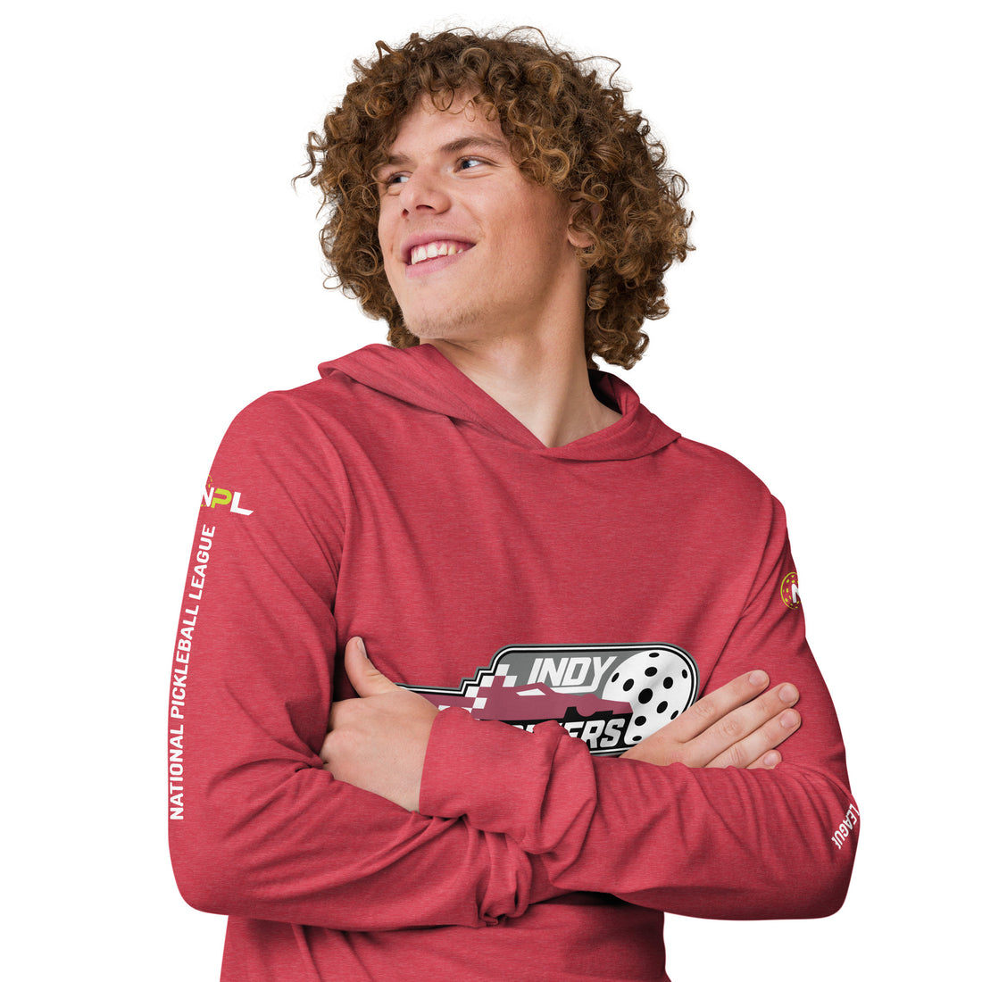 Indy Drivers™ NPL™ Hooded Long Sleeve Unisex T-Shirt! 🏎️🎾