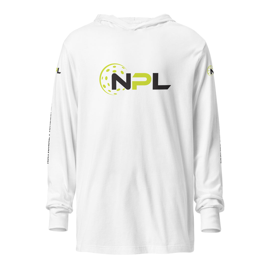 NPL™ Hooded Long Sleeve Unisex T-Shirt!