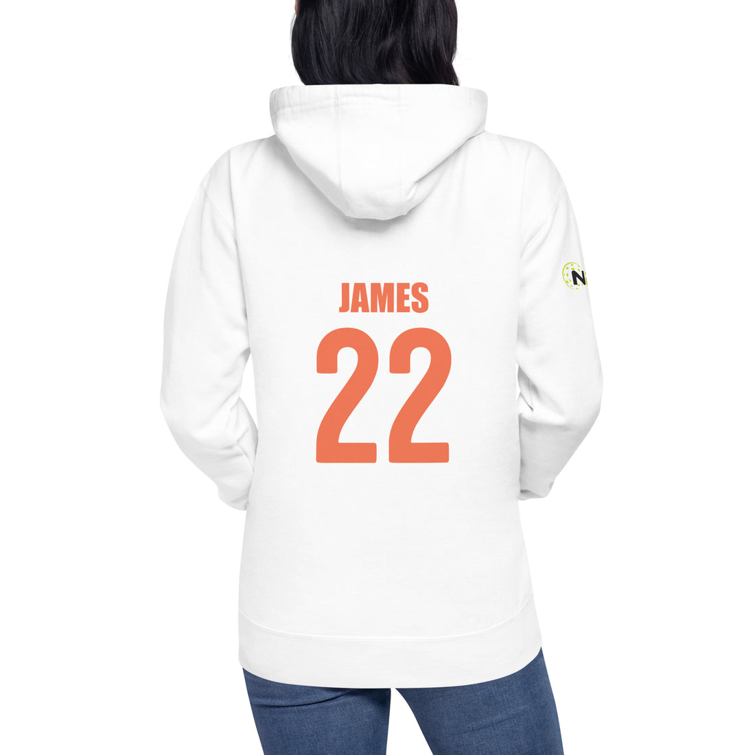 Julene James 22 Naples JBB United™ Premium Hoodie - White